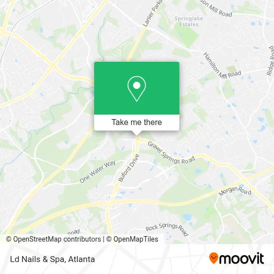 Ld Nails & Spa map