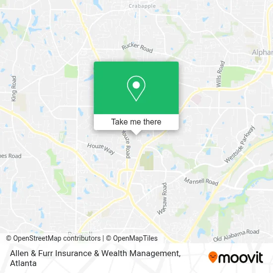 Allen & Furr Insurance & Wealth Management map