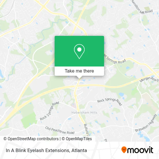 In A Blink Eyelash Extensions map
