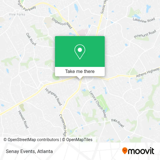 Senay Events map