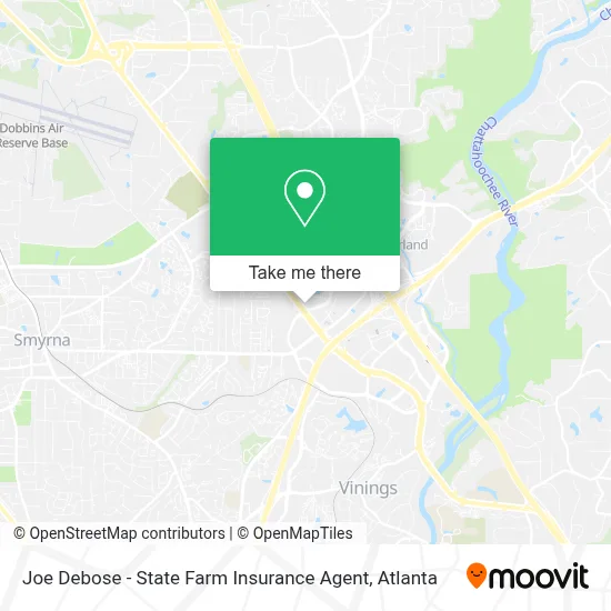 Joe Debose - State Farm Insurance Agent map