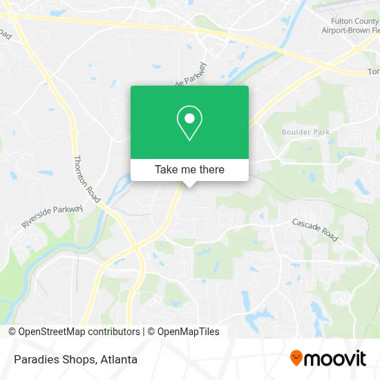 Paradies Shops map