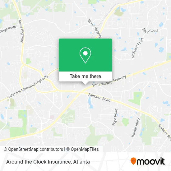 Around the Clock Insurance map