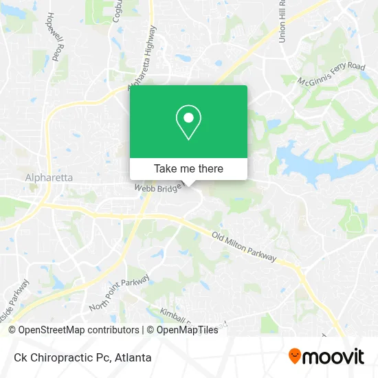 Ck Chiropractic Pc map