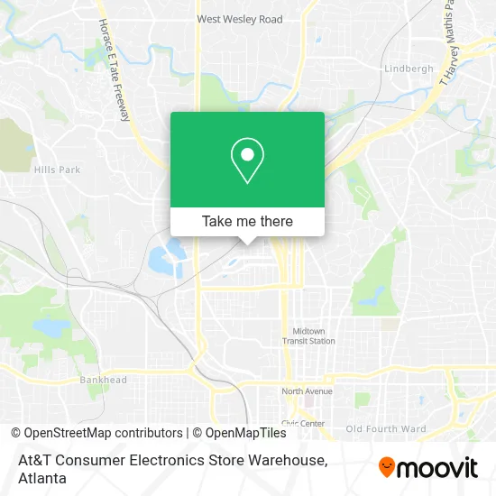 At&T Consumer Electronics Store Warehouse map