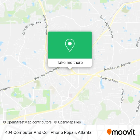404 Computer And Cell Phone Repair map