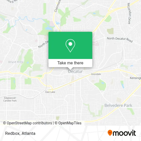 Redbox map