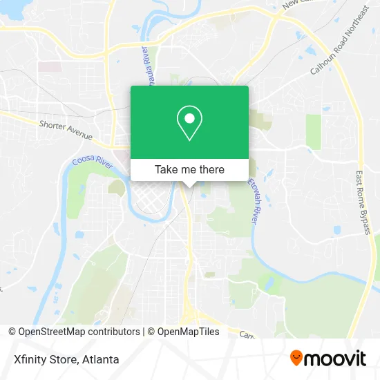 Xfinity Store map