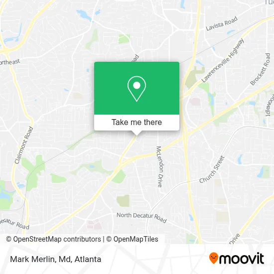 Mark Merlin, Md map