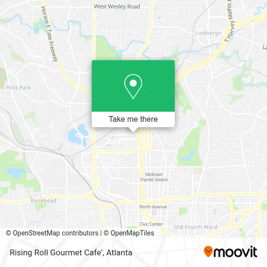 Rising Roll Gourmet Cafe' map