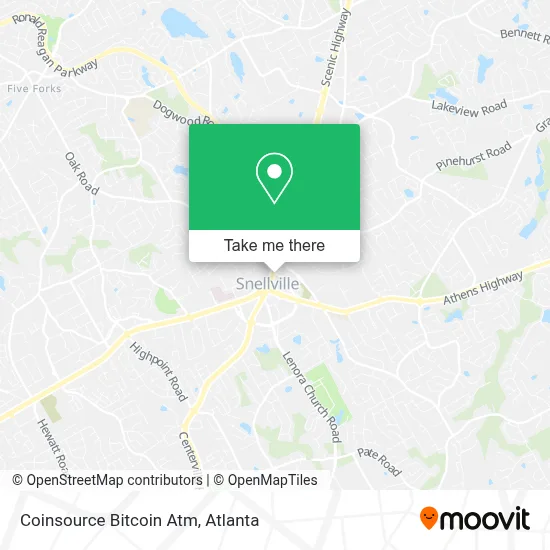 Coinsource Bitcoin Atm map