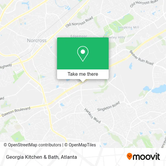 Georgia Kitchen & Bath map