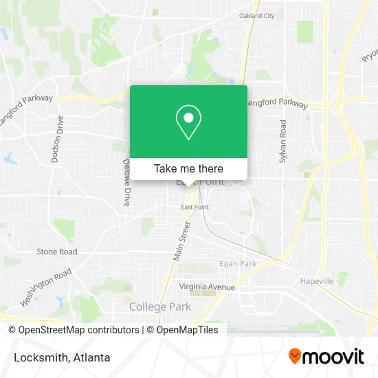 Locksmith map