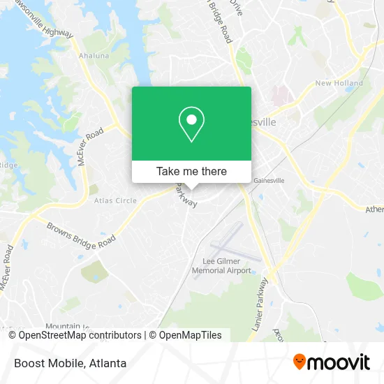 Boost Mobile map