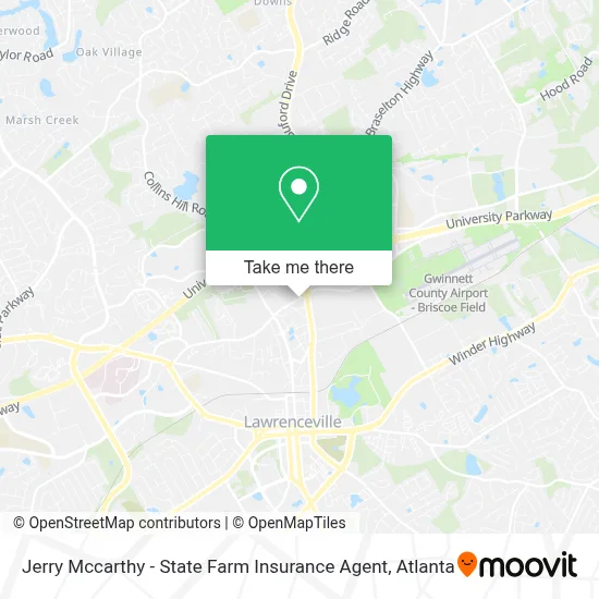 Jerry Mccarthy - State Farm Insurance Agent map