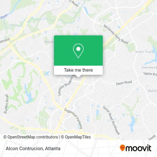 Alcon Contrucion map