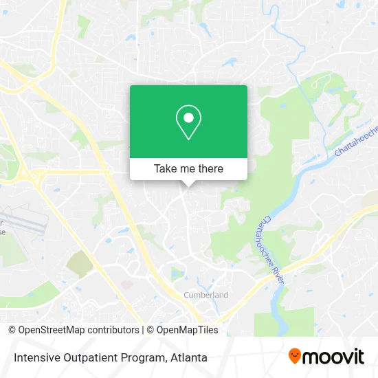 Intensive Outpatient Program map