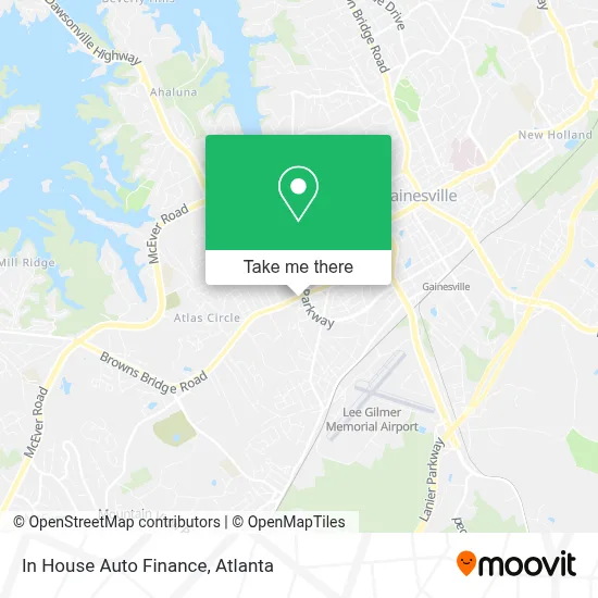In House Auto Finance map