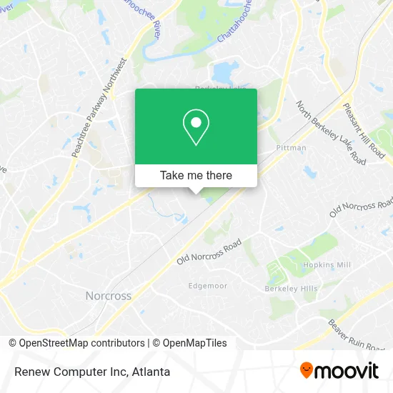 Renew Computer Inc map