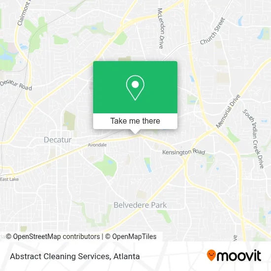Abstract Cleaning Services map