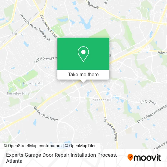 Experts Garage Door Repair Installation Process map