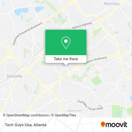 Tech Guys Usa map