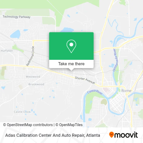 Adas Calibration Center And Auto Repair map