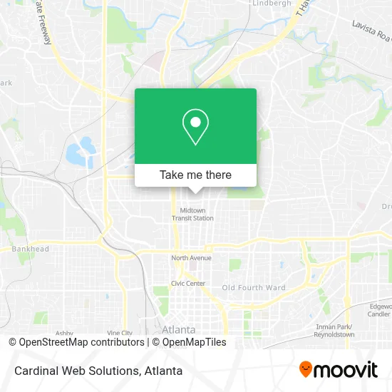 Cardinal Web Solutions map