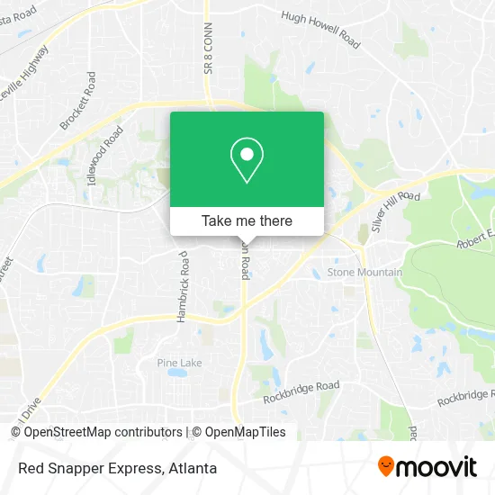Red Snapper Express map