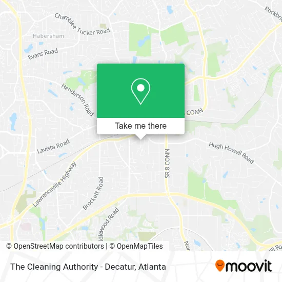 The Cleaning Authority - Decatur map
