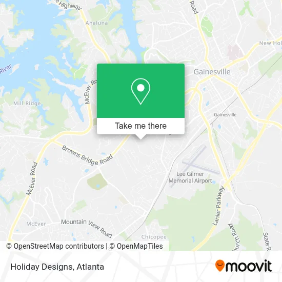 Holiday Designs map