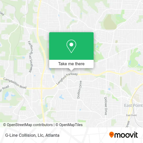 G-Line Collision, Llc map