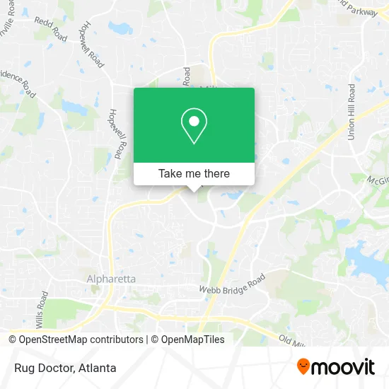 Rug Doctor map