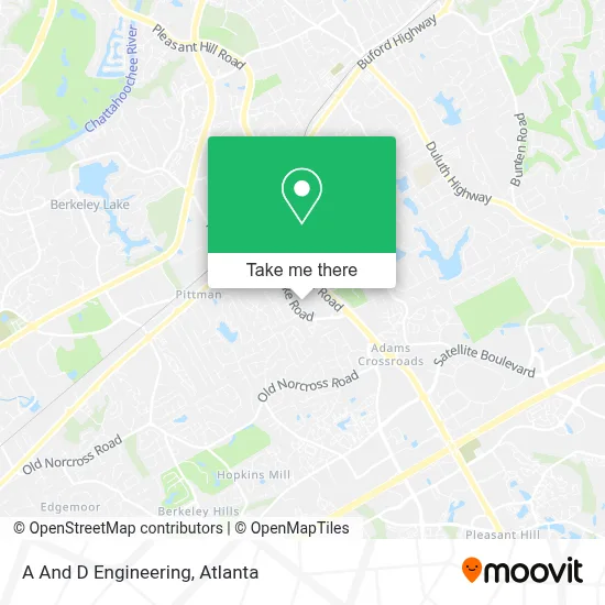 A And D Engineering map