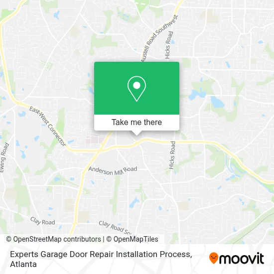 Experts Garage Door Repair Installation Process map
