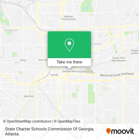 State Charter Schools Commission Of Georgia map