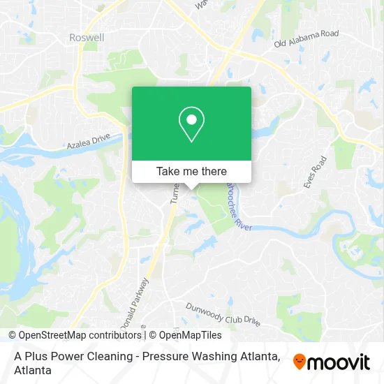 A Plus Power Cleaning - Pressure Washing Atlanta map