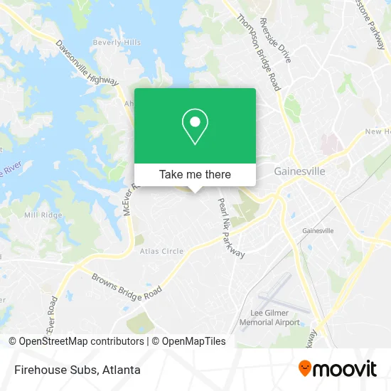 Firehouse Subs map