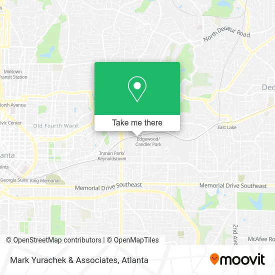 Mark Yurachek & Associates map