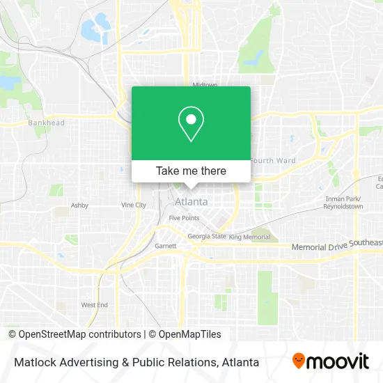 Matlock Advertising & Public Relations map