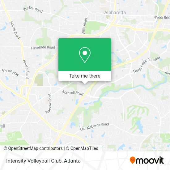 Intensity Volleyball Club map