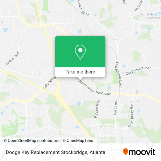 Dodge Key Replacement Stockbridge map