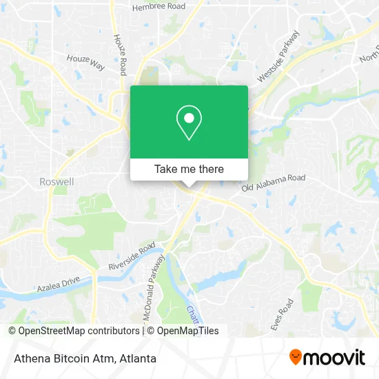 Athena Bitcoin Atm map