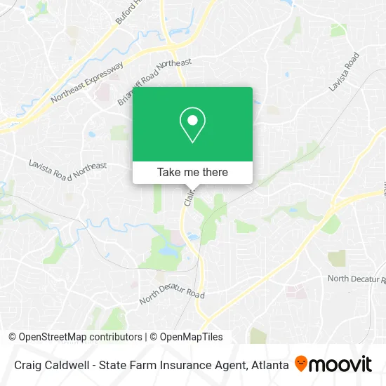 Craig Caldwell - State Farm Insurance Agent map
