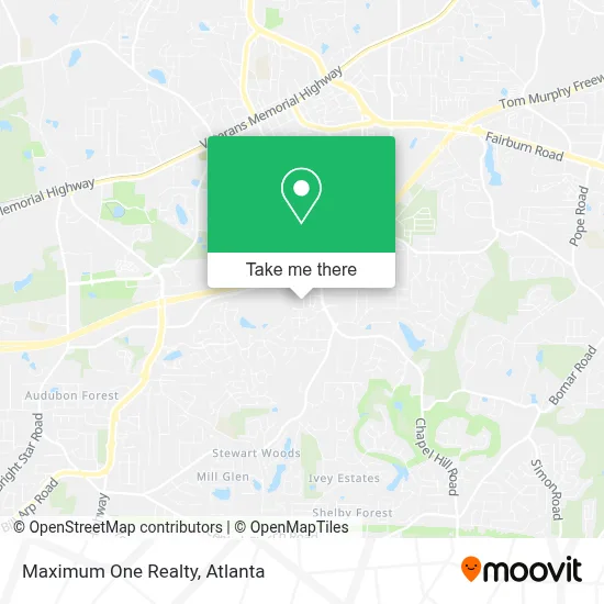 Maximum One Realty map