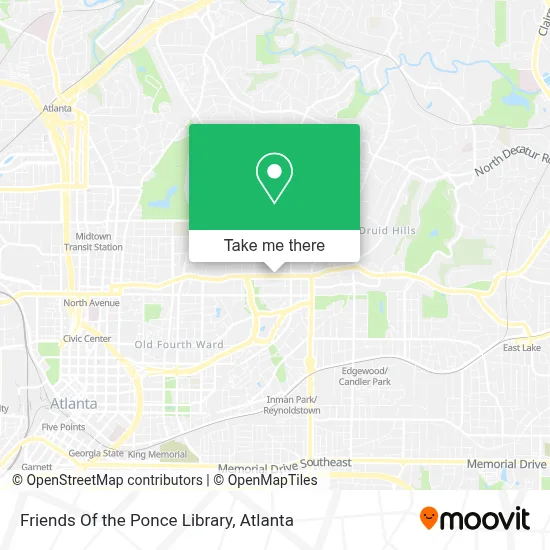 Friends Of the Ponce Library map