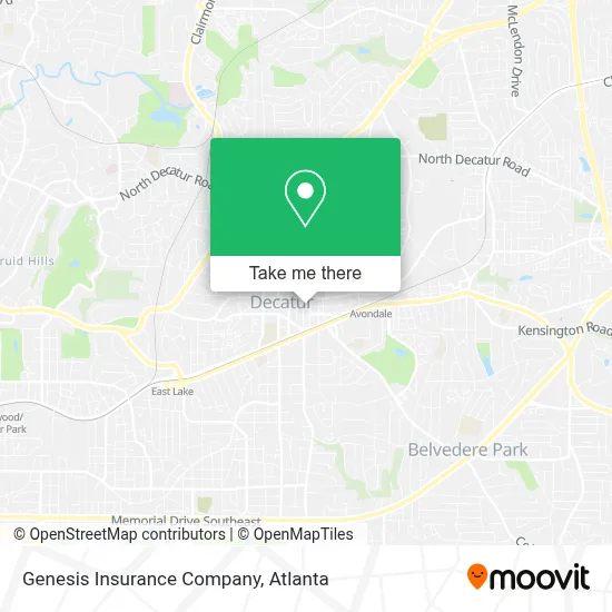 Genesis Insurance Company map