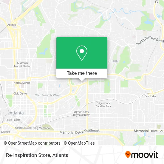 Re-Inspiration Store map