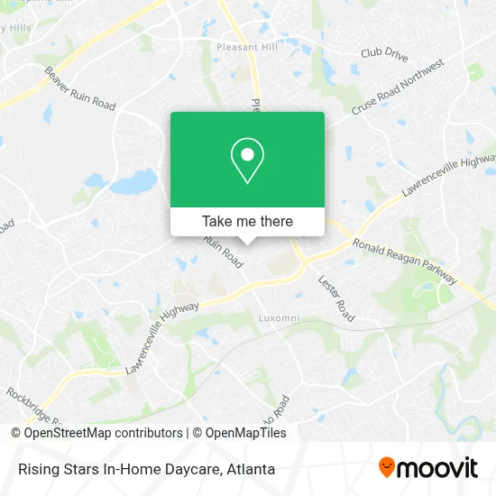 Rising Stars In-Home Daycare map