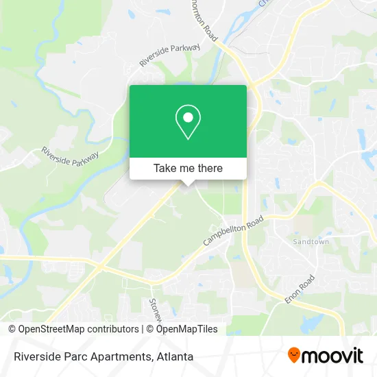 Riverside Parc Apartments map
